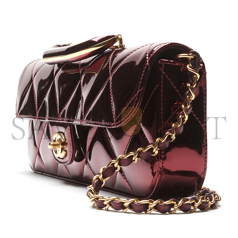 CHANEL LARGE FLAP BAG WITH TOP HANDLE AS5807 (30*12.5*5cm)